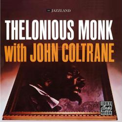 Thelonious Monk with John Coltrane cover art